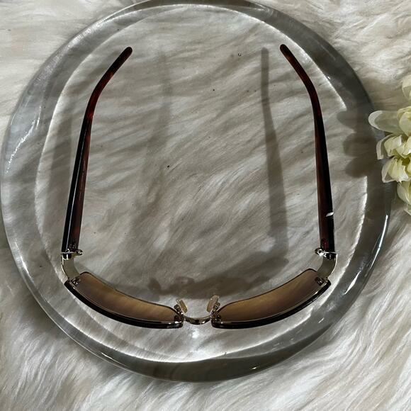 NEW Fantas-Eyes Y2K Rimless Square Oversized Tortoise Gradient Sunglasses NWOT - Picture 12 of 14